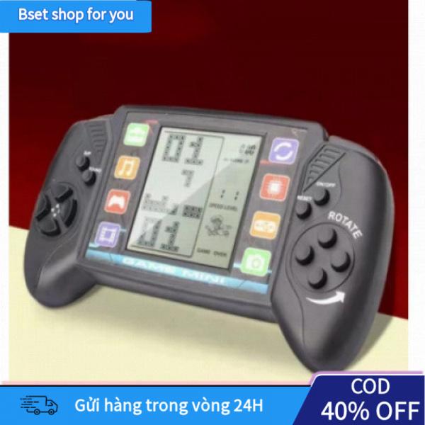 Máy game Tetris cổ điển màn hình lớn, có 49 tựa game và 2 chế độ chơi linh hoạt mang lại trải nghiệm phong phú.