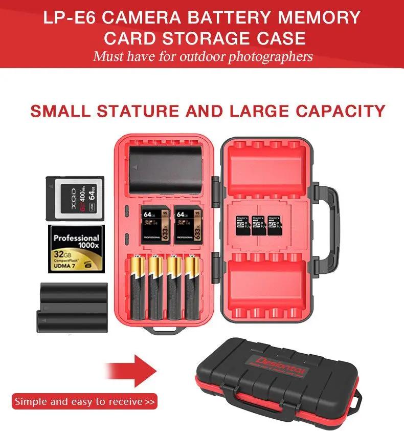 Product Introduction of Camera Battery Case Memory Card Holder Micro Sd Box Cases Storage Microsd Cards Device Computer Office Photo Studio 7