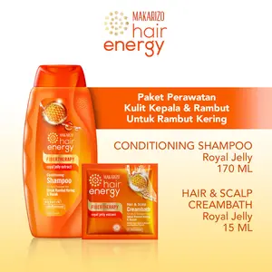 Conditioning Shampoo Royal Jelly 170 ml dan Creambath royal jelly 15 ml / Haircare Extract Conditioner / Perawatan Rambut Kering