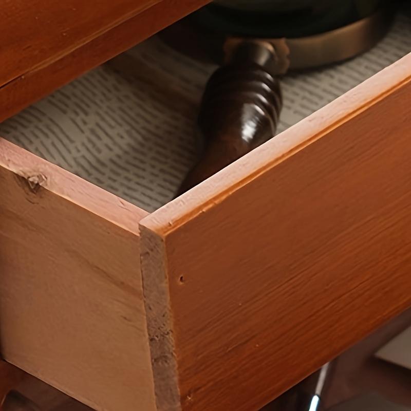 Vintage Pine Desktop Storage Cabinet with Drawers-Office Storage Solution, Freestanding Design Suitable for Kitchen and Bedroom 6