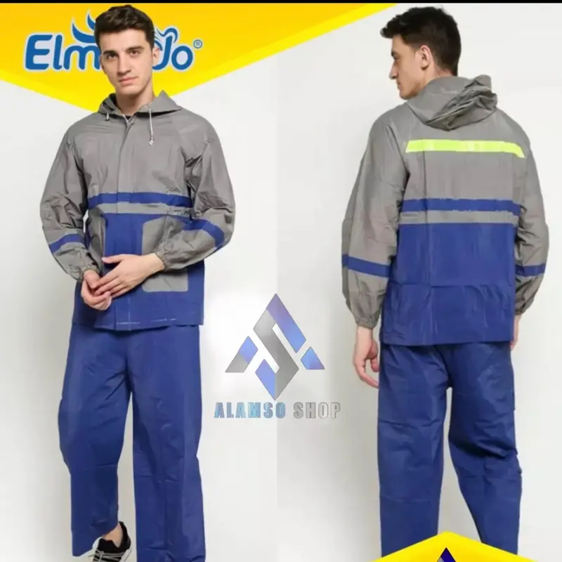 PROMO BULAN INI JAS HUJAN ELMONDO BAHAN TEBAL //PAYUNG LIPAT TERMURAH Reusable S 2