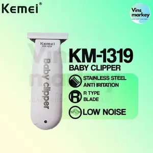 kemei km 1319 alat cukur baby clipper rambut bayi mesin cukur baby kemei km 1319 Bulu White White