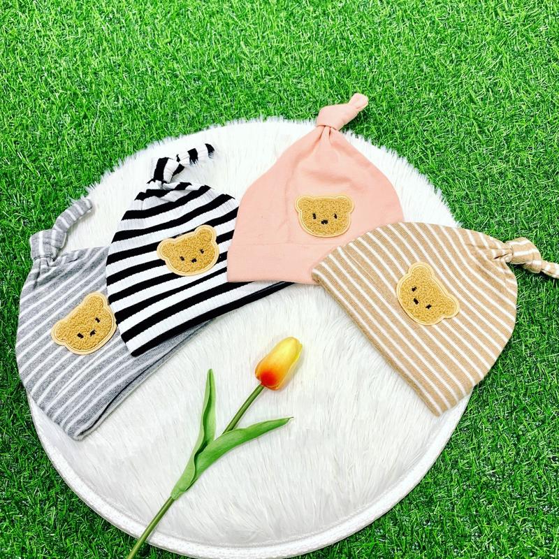 Mũ cho bé sơ sinh buộc hình củ tỏi (mã 13)