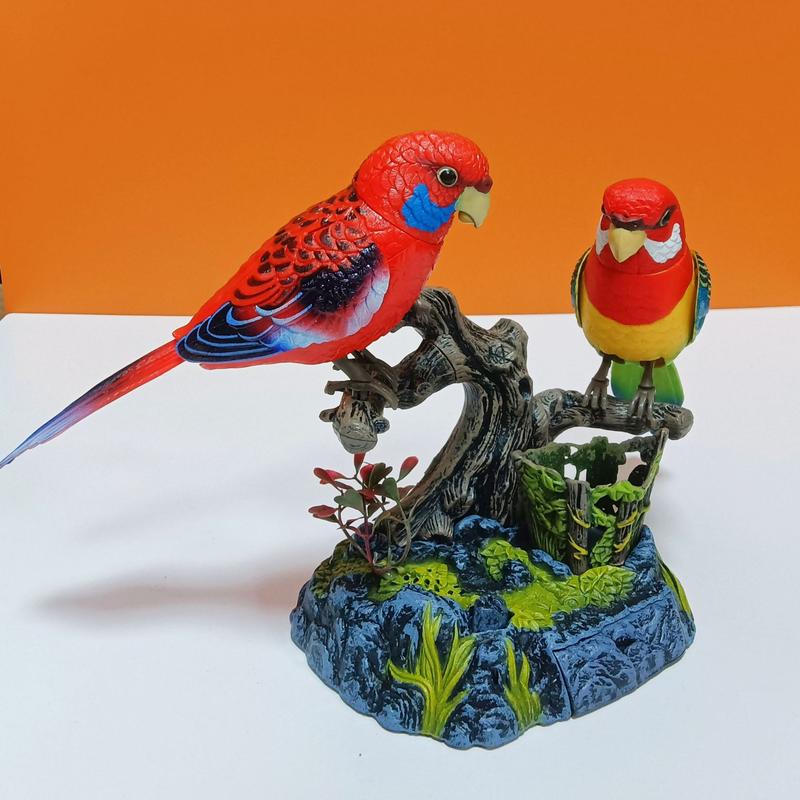 Vẹt Điện Tử Tự Hót Khi Có Âm Thanh Trang Trí Nhà Cửa Vui Nhộn Trang Trí Sân Vườn , Đồ Chơi Cho Bé