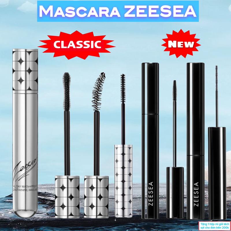 mẫu mới Mascara ZEESEA kháng nước chống mồ hôi lâu trôi chống nhoè chuốt mi cong vút và dài hơn