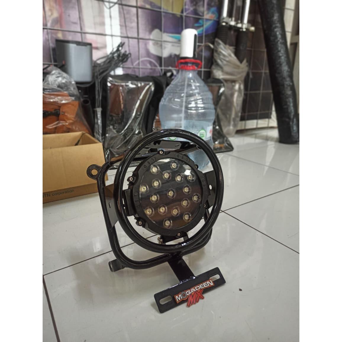 Headlamp Kawasaki W175 Custom model bulat