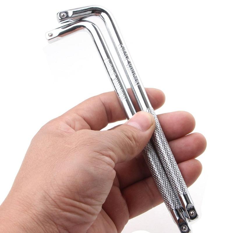 High Hardness 1/4" L-shaped Wrench Hand Tool Square Interface Socket Wrench High Torque L-shaped Spanner Mechanical Maintenance 6
