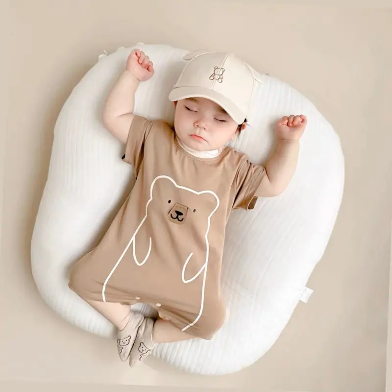 Body In Hình Dễ Thương cho Bé Sơ Sinh Từ 3-12kg. Chất Thun Lạnh Mềm Mịn Jumpsuit bososinh 0