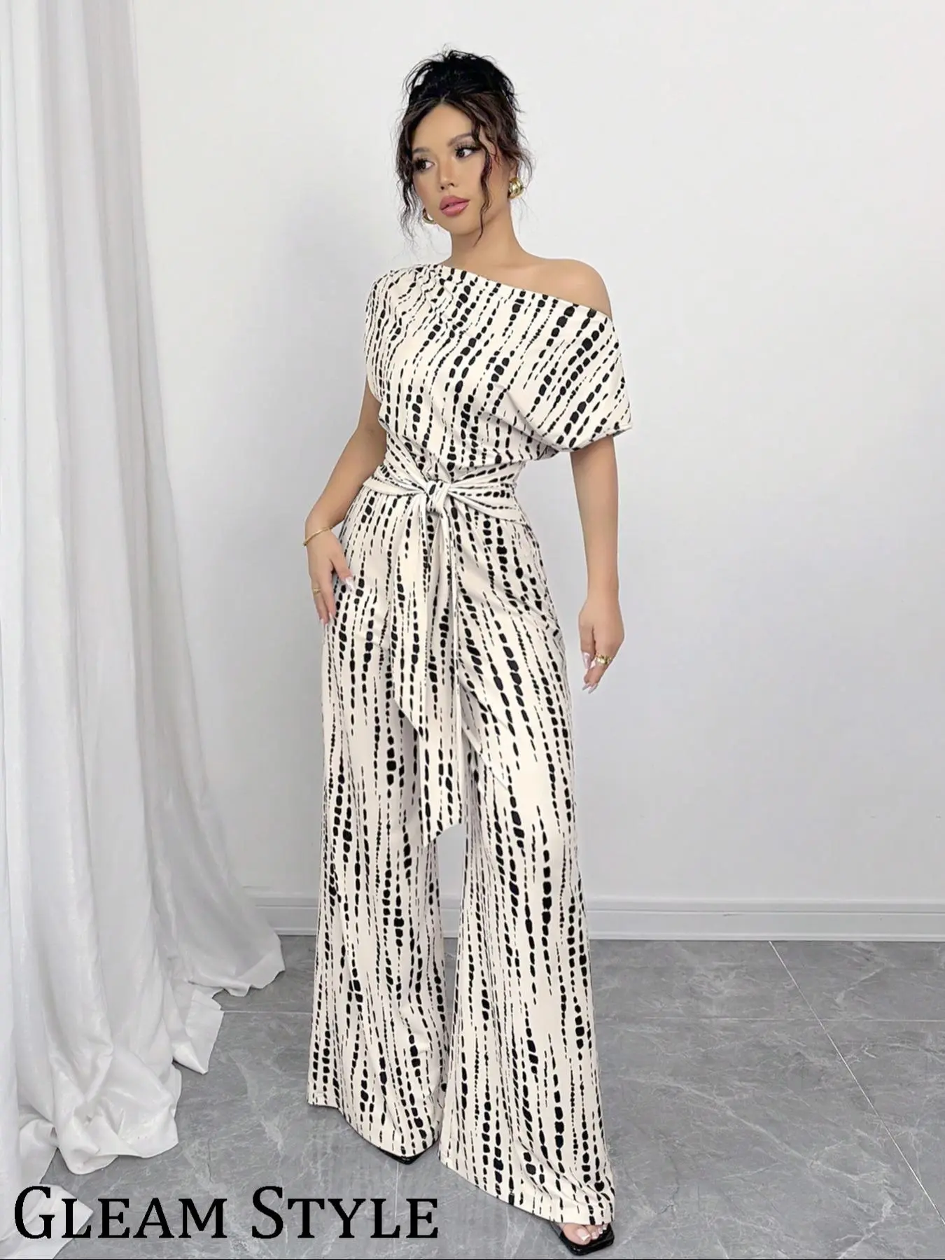 Women's Jumpsuit, Casual Fashion Jumpsuit for Daily Holiday Vacation Wear, Ladies Clothes for Summer