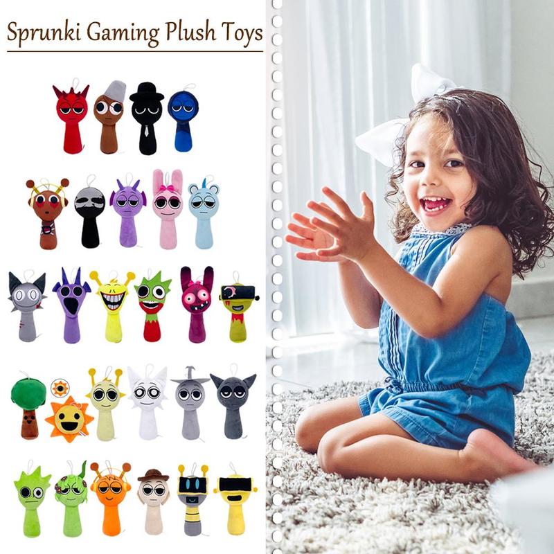 Product Introduction of Đồ Chơi Nhồi Bông Sprunki, Chủ Đề Trò Chơi Kinh Dị Incredibox, Thú Nhồi Bông Mềm, Thích Hợp Cho Sinh Nhật Và Giáng Sinh Của Trẻ Em, Tuyệt Vời Làm Quà Tặng 15