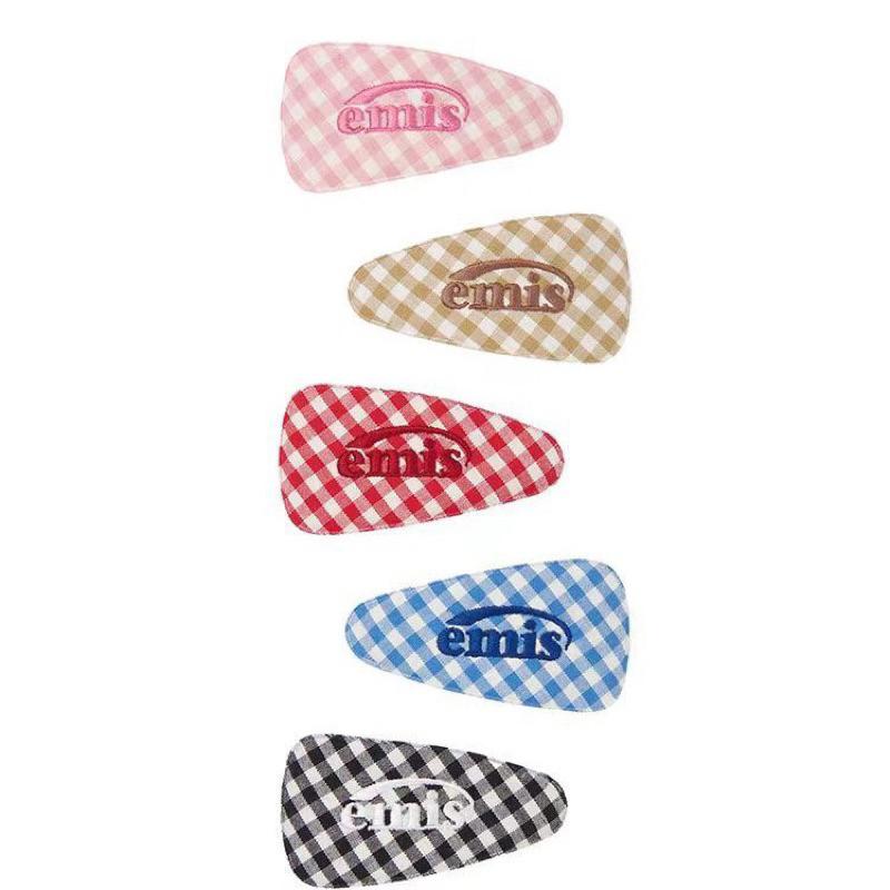 พร้อมส่ง‼️ กิ๊บติดผมสามเหลี่ยม ลายสก๊อตพาสเทล สไตล์เกาหลี EMIS เป็นสิ่งที่ร้อนแรงที่สุดในขณะนี้