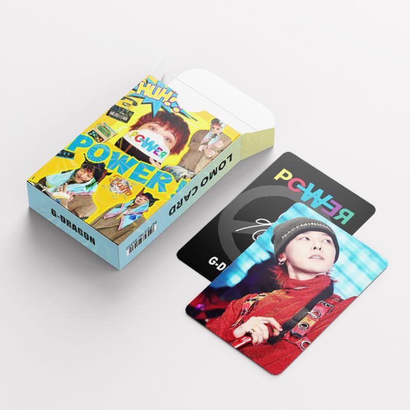 Thẻ Lomo Power Lomo, G-DRAGON POWER, GD BIGBANG, Photocard, với 55-92 chiếc, Nhãn dán, với các chủ đề GD BIGBANG, KWON JI YONG SOLO MAMA, giải thưởng năm 2024, Nhà của bạn, Nhà của bạn, TAEYANG DAESUNG, Bưu thiếp Kpop, Hàng Có Sẵn, SX 3