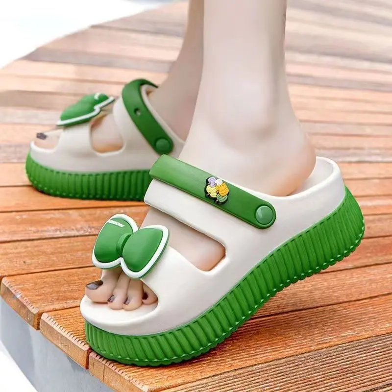 Women's Platform Sandals Summer Platform Sandals All-Match Seaside Beach Outdoor Slippers Walking Shoes Girl