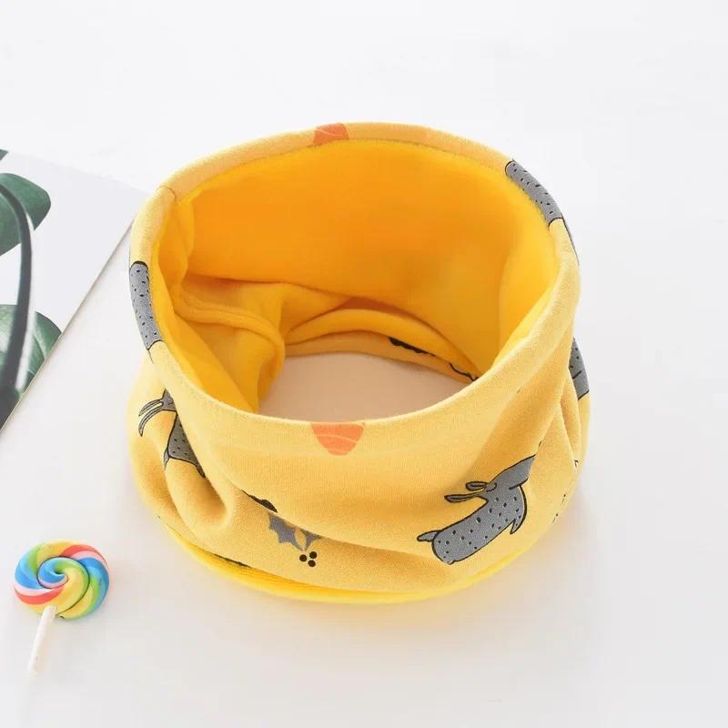 Product Introduction of Kids Winter Scarf Thickened Neckerchief For Boys Girls Neck Warmer Cute Baby Cartoon Scarf Soft Neck Collar Children's Scarves 9