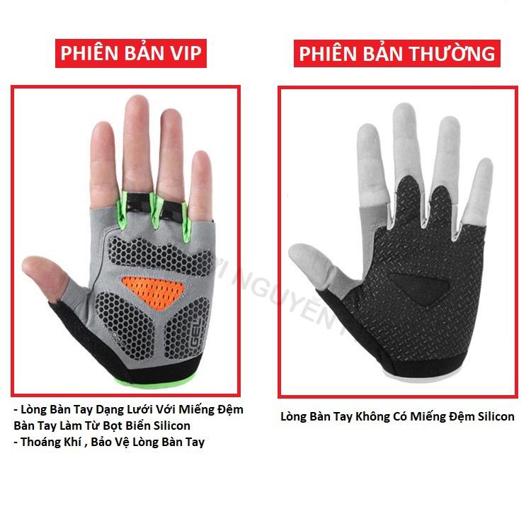 Găng Tay Tập Gym Huwai Hở Ngón Chất Liệu Da Lộn - Bao Tay Tập Tạ - Lái Xe - Phượt - Leo Núi - Đi Xe Đạp 1