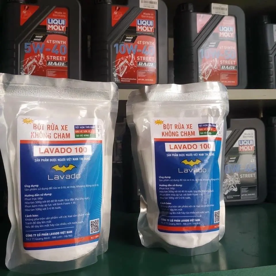 Bột rửa xe không chạm lavado sản phẩm công nghệ