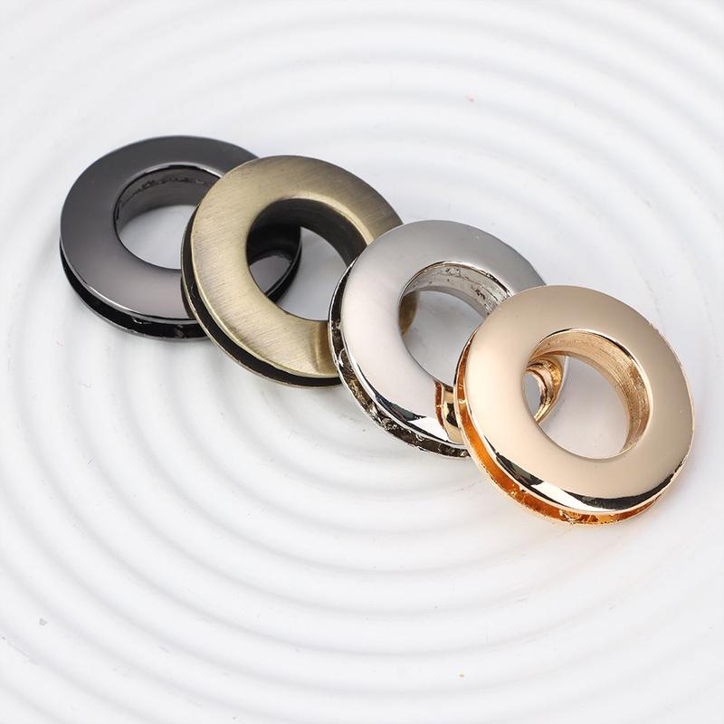 Product Introduction of seeken DIY Bag Alloy Grommets Leathercraft Luggage Hardware Alloy Hole Metal Eyelets Handbag Buckle Eyelet Button 11
