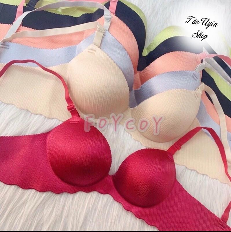 SSS_Combo 3 Áo su đúc foy.coy mút dày có size 40, áo dày 3cm nâng ngực (áo su không gọng) <áo đẹp> - Tân Uyên Shop Bra Nữ áo ngực áo ngực nữ áo lót