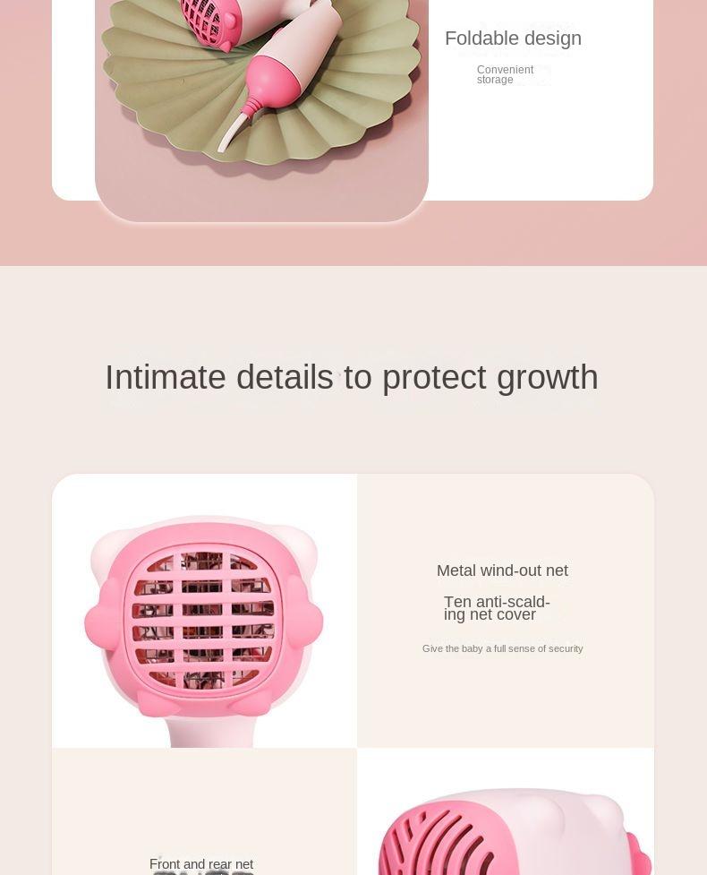 Product Introduction of Baby Mini Hair Dryer for Home Use - Compact and Portable 21