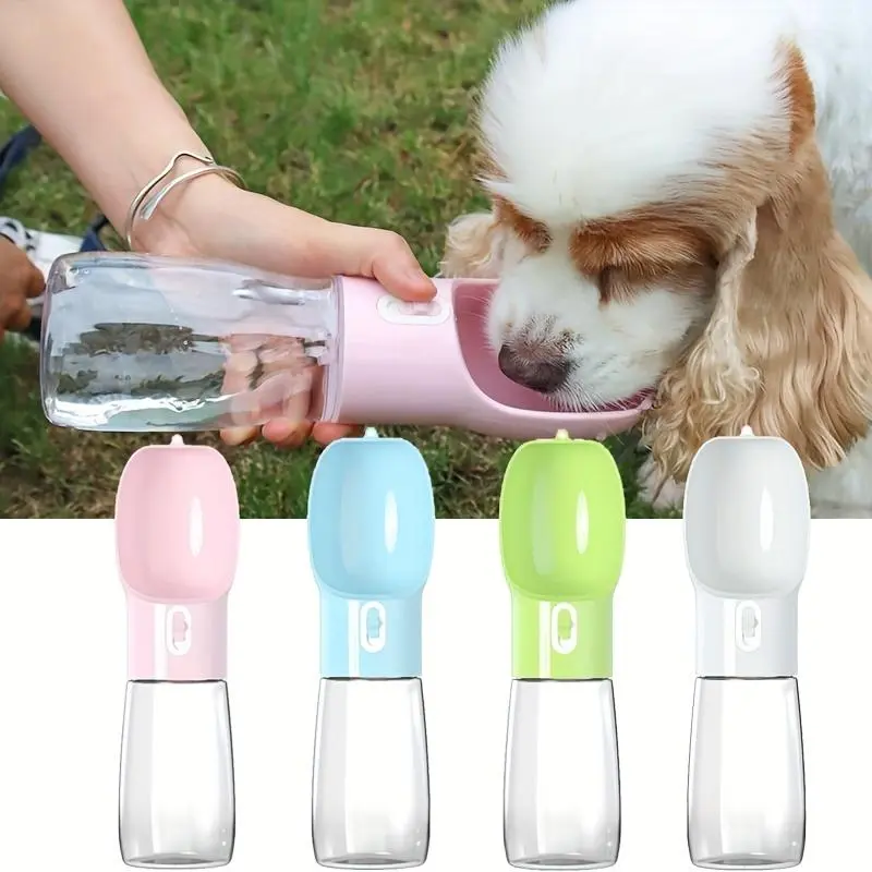 Portable Pet Water Bottle, Leakproof Pet Drinking Bottle with Bowl for Travel and Outdoor Activities, Pet Feeding Supplies