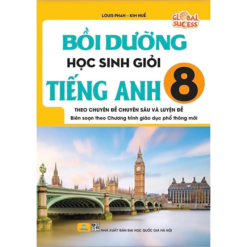 Sách - Bồi Dưỡng Học Sinh Giỏi Tiếng Anh 8 - Global Success - Theo chuyên đề chuyên sâu và luyện đề - ndbooks