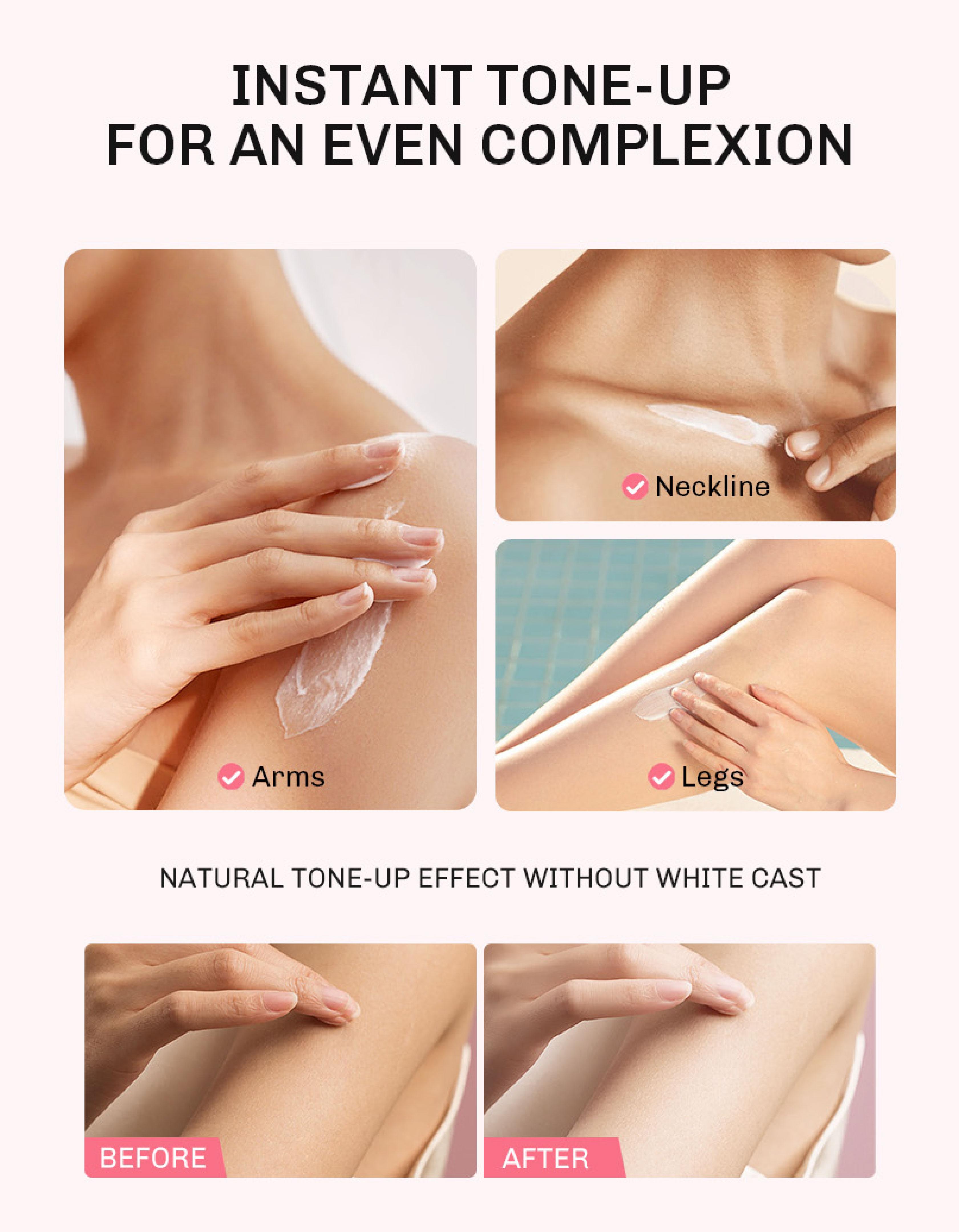 Lavojoy Let It Glow Daily Shine Body Serum Instant Tone Up Delicate Rose with SPF 50PA++++ | Body Serum untuk Perlindungan Sinar UV | Mencerahkan Seketika & Melembapkan Kulit dengan 3% Niacinamide + Australian Super VC + Ceramide Lavojoy Let It Glow Daily Shine Body Serum Instant Tone Up Delicate Rose with SPF 50PA++++ | Body Serum untuk Perlindungan Sinar UV | Mencerahkan Seketika & Melembapkan Kulit dengan 3% Niacinamide + Australian Super VC + Ceramide