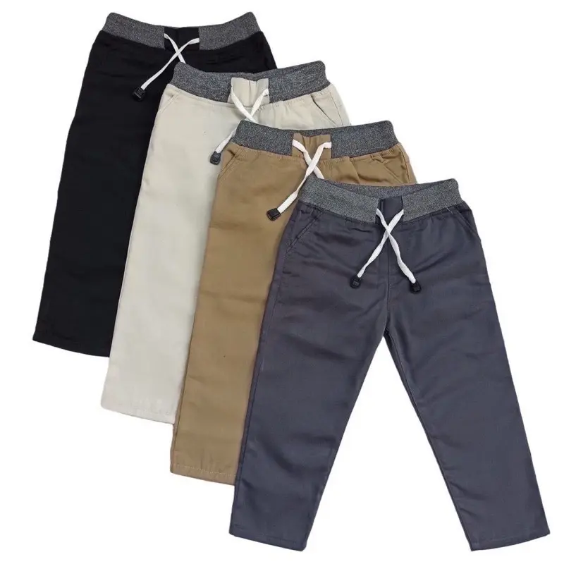 CELANA ANAK PANJANG MODEL CHINO RIP USIA 1 2 3 4 5 6 7 8 9 10 11 12 tahun cowok Katun 4