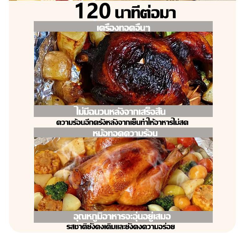 Product Introduction of phliip รับประกัน 3 ปี หม้อทอดไร้น้ำมัน การควบคุมอุณหภูมิ อบแบบสม่ําเสมอ 360 องศา ปราศจากน้ํามัน ไขมันต่ํา 8 เมนูให้เลือก หม้อทอดไร้มัน2024 air fryer 36