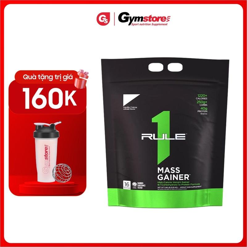 Bột Mass Rule1 R1 LBS , 12 Lbs (20 Servings) | Made in USA