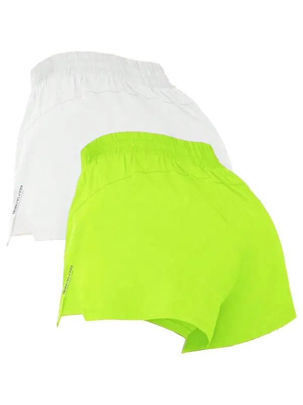 Women's Letter Print Shorts, Casual Comfy Breathable Shorts for Yoga Gym Workout Running, Ladies Bottoms for Summer, Sportswear, Womenswear 7