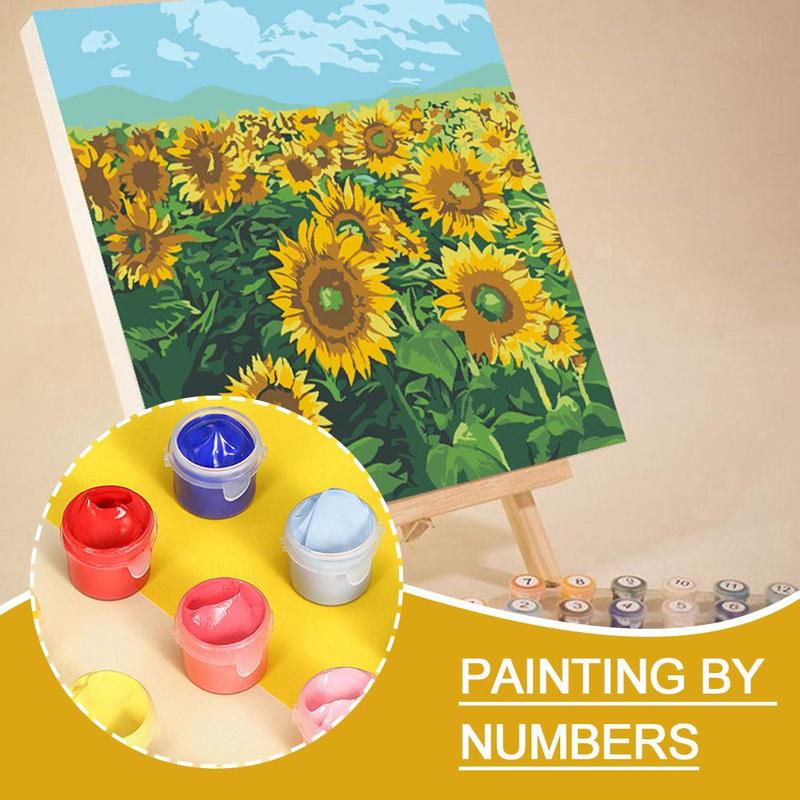 Product Introduction of Painting By Numbers,Room Decoration, Sunflower Oil Digital Digital Art Home Painting, Gifts J5X2 20