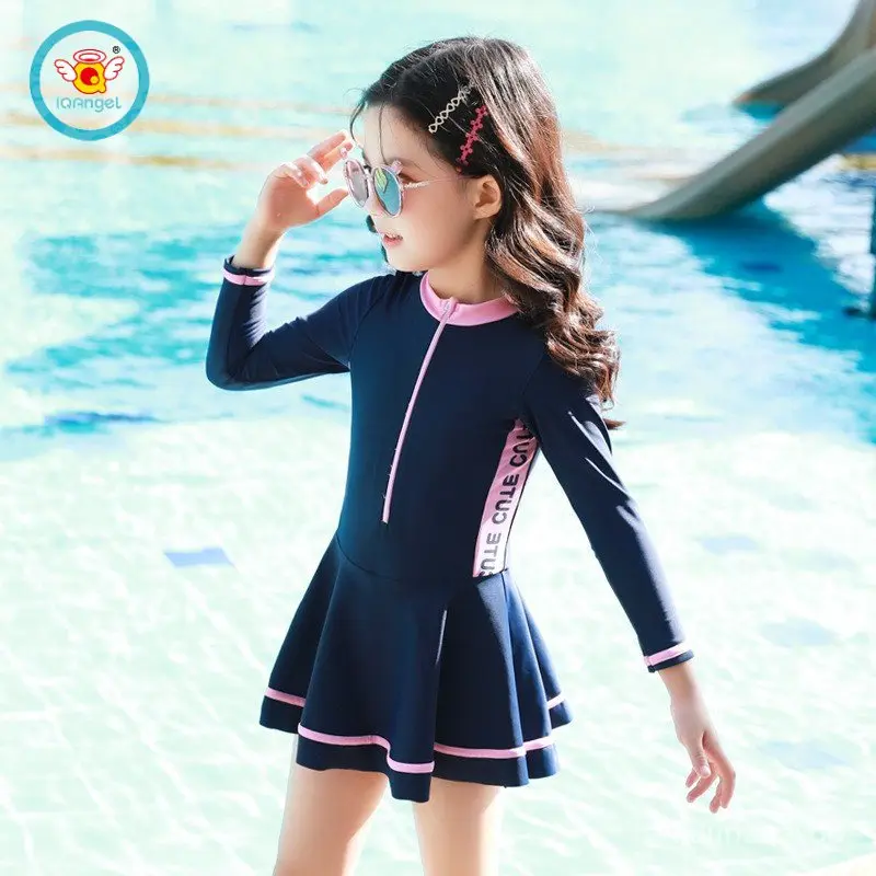 Đồ Bơi Trẻ Em, Thiên Thần Vận Chuyển Bangkok, Đồ Tắm Bé Gái, Đồ Bơi Một Mảnh Thời Trang, Dài Tay, Đồ Bơi Bé Gái Phương Tây Dễ Thương, Đồ Bơi Trẻ Em, Đồ Bơi Bé Trai Bé Gái Sport