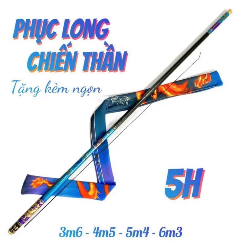 Cần Phục Long Chiến Thần 5h tặng kèm ngọn phân bổ lực 28i đủ size 3m6-6m3 đồ câu việt Pháp
