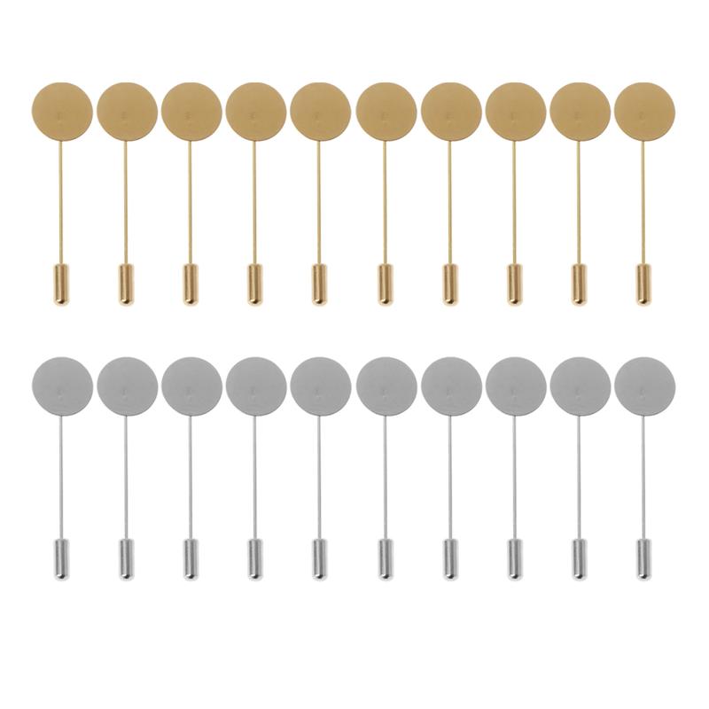 10pcs Needle Solid Color Muslim Headscarf Needle Scarf Buckle Chest Pin Supplies 8