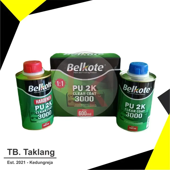Belkote PU 2K Clear Coat 3000 | 1 : 1 | Belkote Official Distributor | Special Promo Car 1