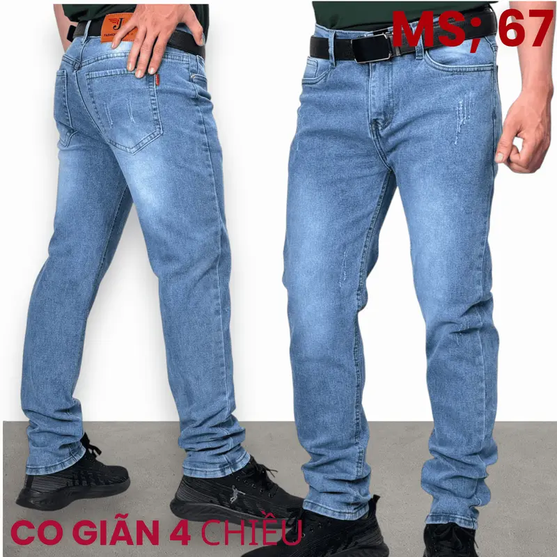 QUẦN JEAN NAM CO GIÃN 4 CHIỀU    Chất liệu bền đẹp, mềm mại, thoáng khí.  Thiết kế ôm vừa vặn, linh hoạt khi vận động.  Dễ phối đồ, phù hợp nhiều phong cách.  Túi tiện lợi, đường may tỉ mỉ.   Sở hữu ngay hôm nay! 6
