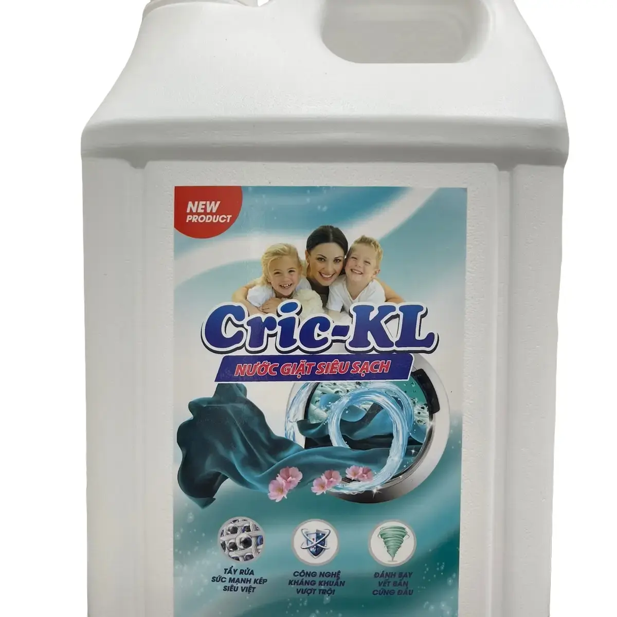 Nước giặt siêu sạch CRIC —KL can 10 Lít danh cho nhà nghỉ khách sạn