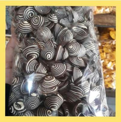 KUPING GAJAH MINI RAINBOW / ZEBRA 1 KG Cookies Food Snack 2