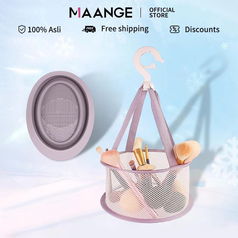MAANGE Giá phơi cọ trang điểm hộp lưu trữ dụng cụ bọt biển trang điểm phồng 1343 - Cosmetic Mỹ Phẩm