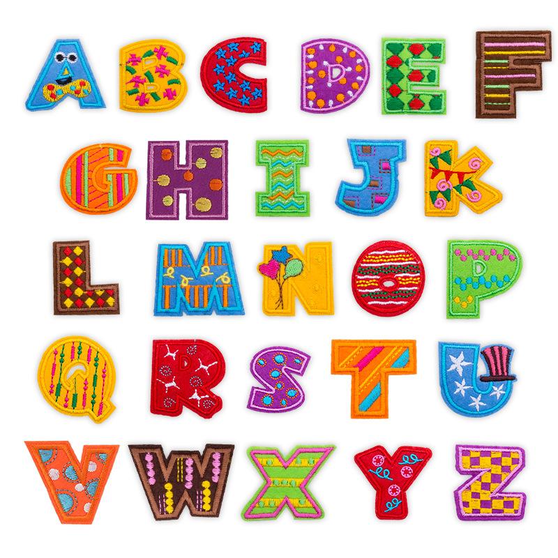 Embroidery clothes sticker, letters, cloth embroidered computer ...