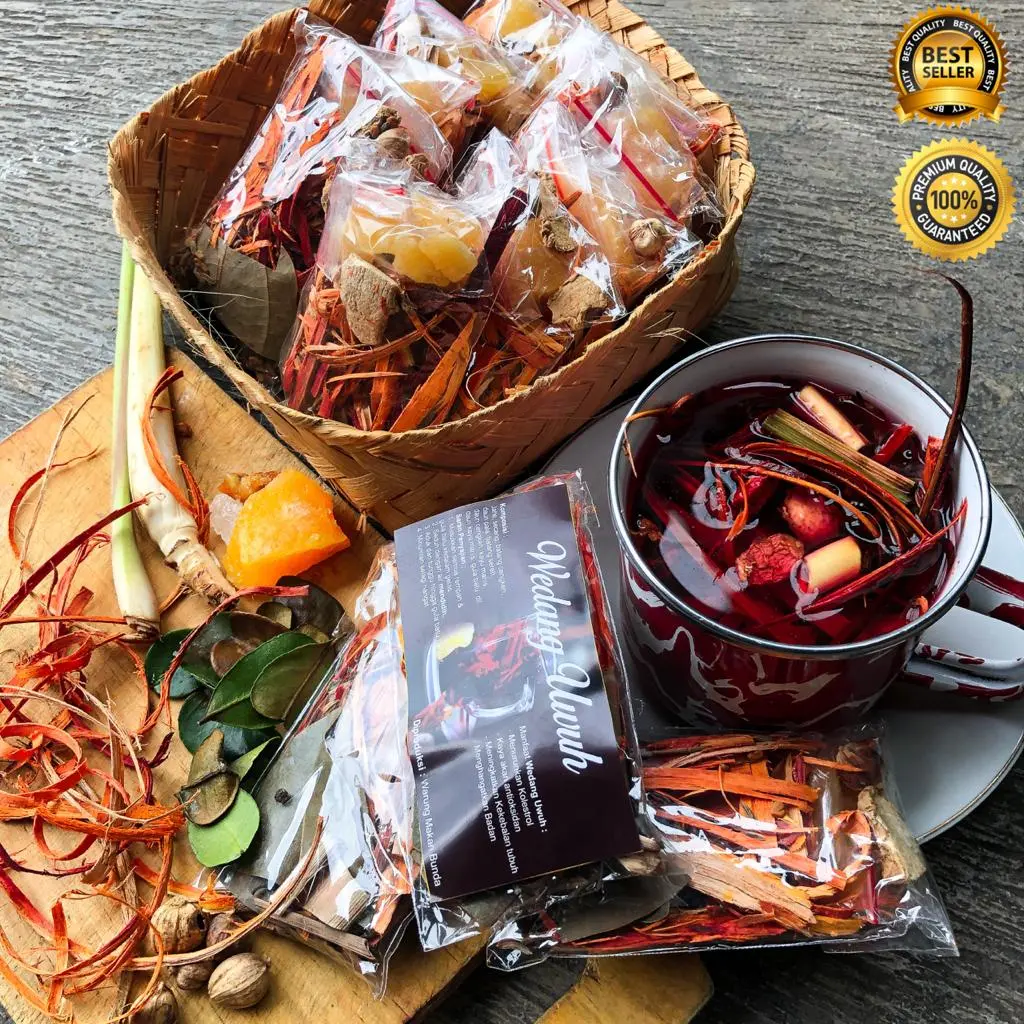 10 PCS WEDANG UWUH REMPAH KOMPLIT PREMIUM GULA BATU / WEDANG UWUH LENGKAP MURAH