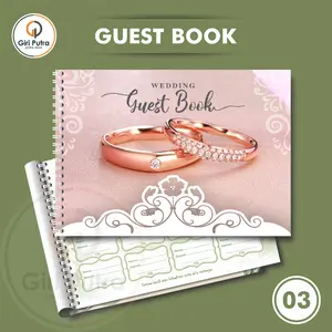 Buku Tamu Pernikahan / Guest Book Non Costume / BT03