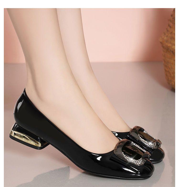 Product Introduction of Giày Nữ, Cỡ Lớn (35-43), Giày Lười, Đế Thấp, Da, Giày Cao Gót Mũi Vuông, Giày Đi Làm, Thích Hợp Cho Bàn Chân Rộng Và Béo, Có Cỡ 41, 20