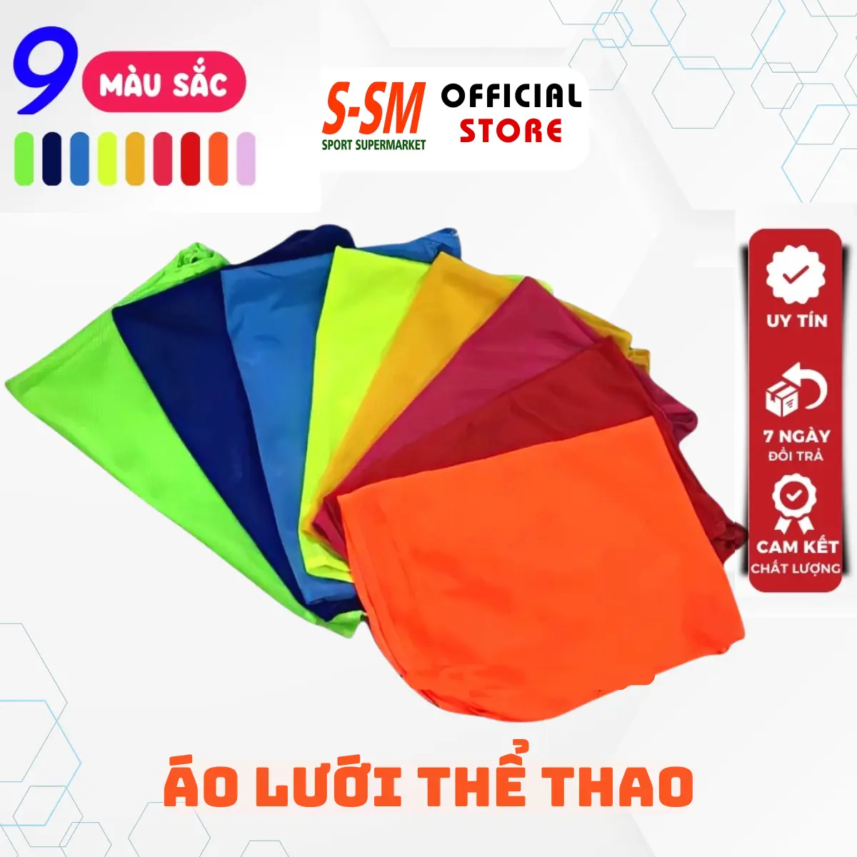 Áo Lưới Thể Thao Team Building người lớn và trẻ em, Pitch Dùng Để Chia Đội, Cao Cấp, Freesize, Đủ 8 Màu