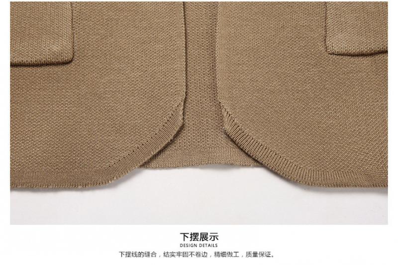 Product Introduction of Cozy High-Density Knit Cardigan for Men: 2024 Autumn Collection Knitwear Menswear Tops Lingerie Knife Longsleeve 6