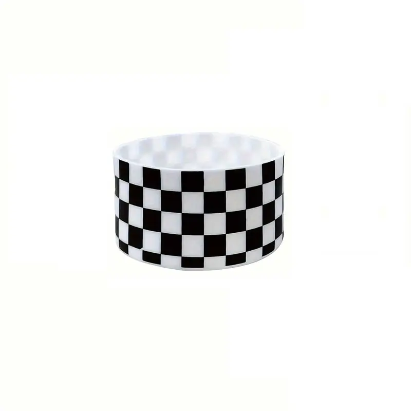 Silicone Non-slip Bottom Sleeve for 12-40oz Tumblers, 1 Count Checkerboard Pattern Sleeve Compatible with Stanley, Owala, Yeti, Simple Modern, Hydro Flask, Iron Flask, Drinkware Accessories, Bottle Not Included 0
