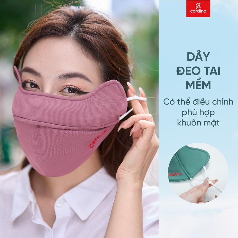 [BÁN LẺ 1C] KHẨU TRANG NỮ 3 LỚP  - Chống nắng, Chống UV, Lọc không khí, Ngăn bụi mịn Phụ Kiện Accessories, Women Che Mặt 2