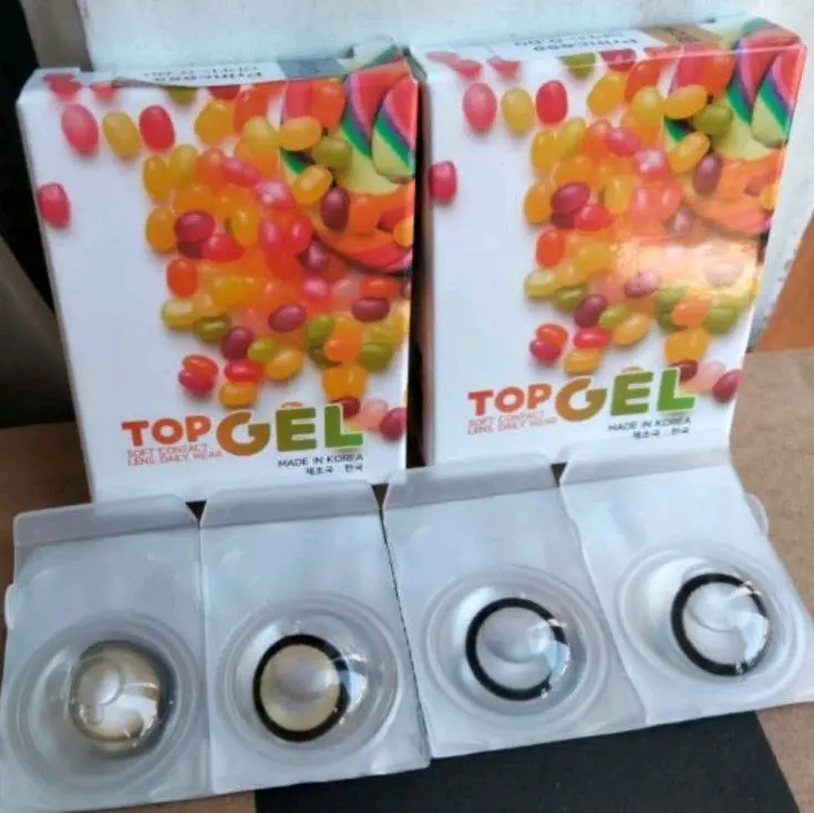{BISA COD} Softlens Top Gel Princess | Diameter 14,8mm | KHUSUS NORMAL | Plano eye soflens | FREE LENSCASE