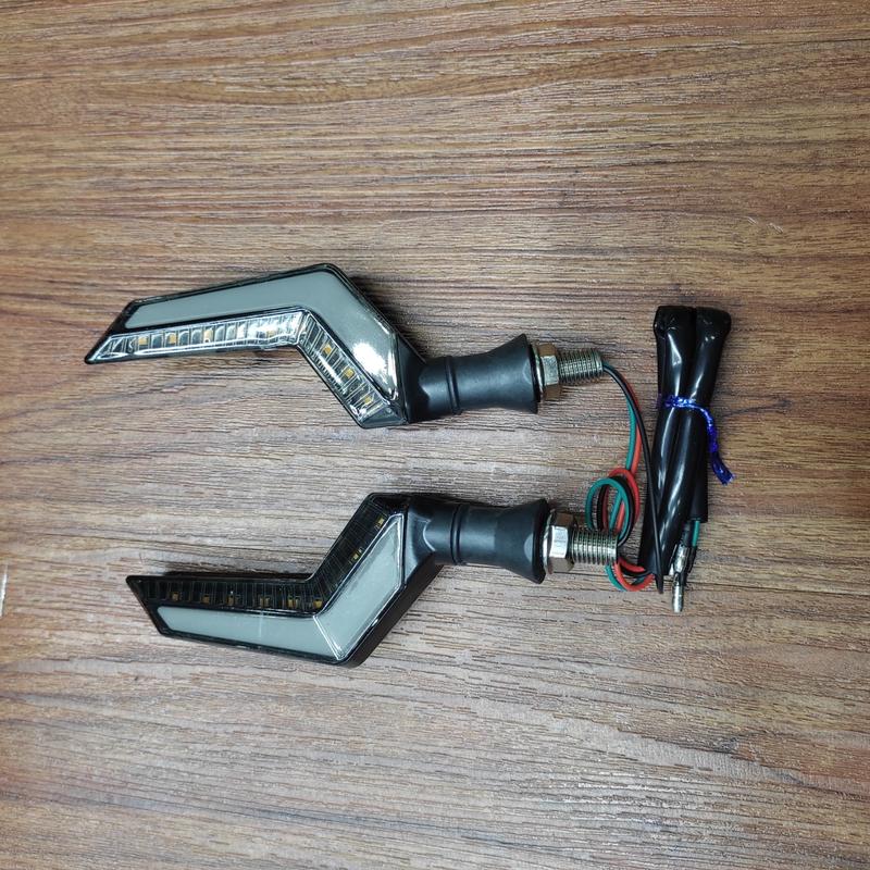 Đèn Xi nhan chữ Z hiệu ứng led đuổi audi va hiệu ứng demi gấp khúc cho xe điện nguồn DC 12v xe máy phụ kiện phụ tùng