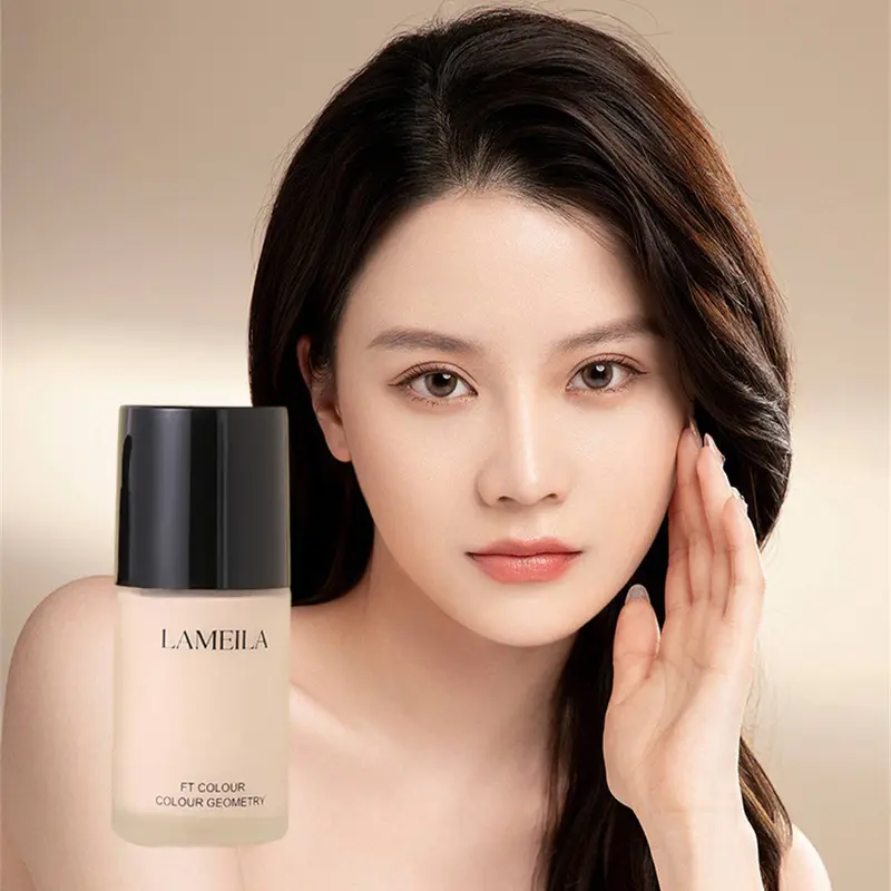 Kem Nền Lớp Nền Lớp Ve Mềm, Lameila, Không Dầu, Kem Nền Dạng Lỏng Lì 4